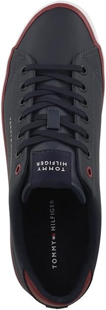 Tommy Hilfiger Men's Th Hi Vulc Core Low Leather Sneaker
