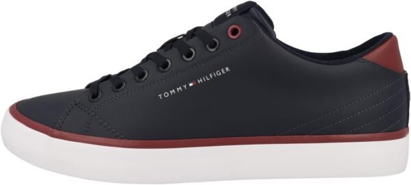 Tommy Hilfiger Men's Th Hi Vulc Core Low Leather Sneaker