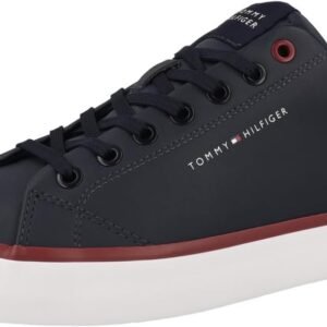 Tommy Hilfiger Men's Th Hi Vulc Core Low Leather Sneaker