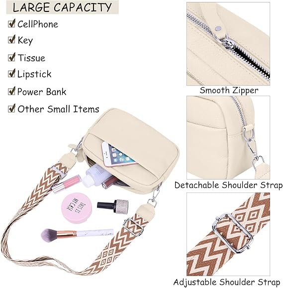 Efilra womens Camera Crossbody Bag Handbag